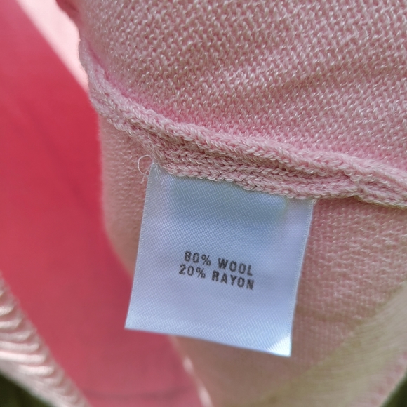 St. John Sport Blush Pink Button Cardigan Large - Picture 5 of 10